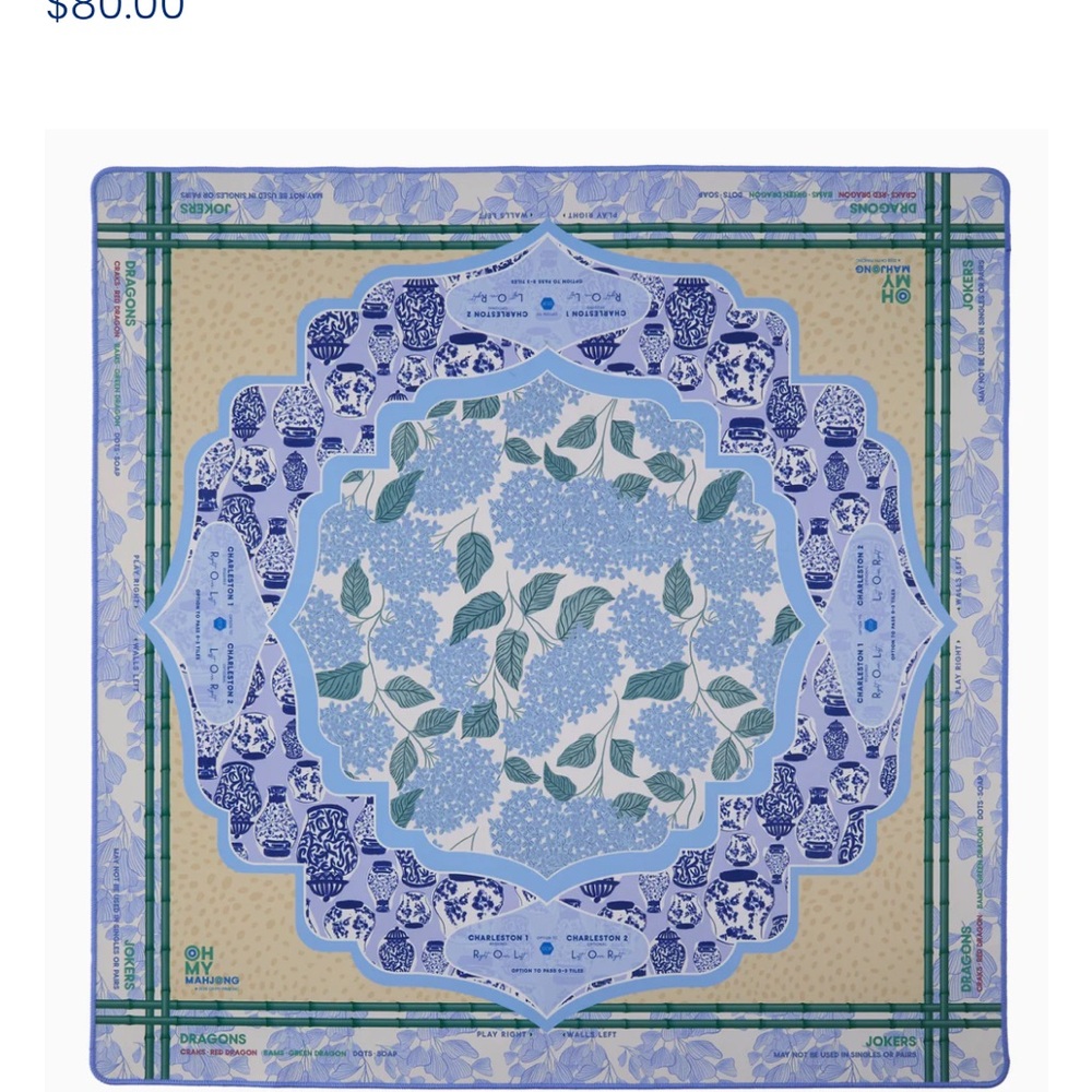 Stunning Brand New Luna Mahjong Mat